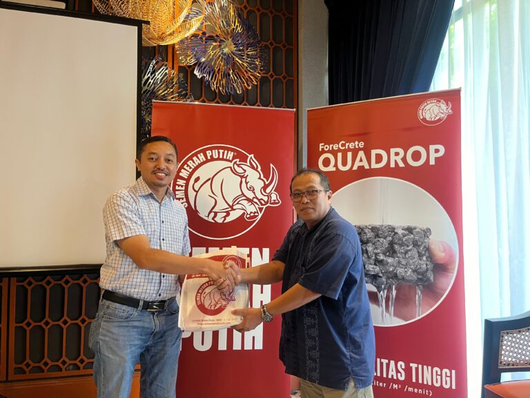 Semen Merah Putih Sokong Kualitas Infrastruktur Terbaik Sumatera Utara