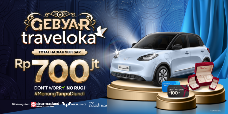 Hadirkan Hadiah Ratusan Juta, Gebyar Traveloka Ronde 2 Hadir bersama Sinar Mas Land, Wuling Motors, dan Frank & co