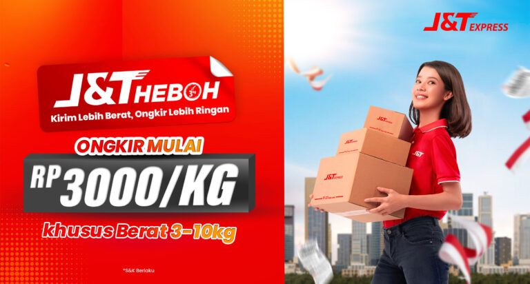 J&T HEBOH, Solusi Pengiriman Paket Berat dengan Tarif Hemat