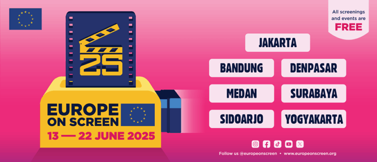 25 Tahun Europe On Screen Digelar di 7 Daerah Di Indonesia 13-22 Juni 2025