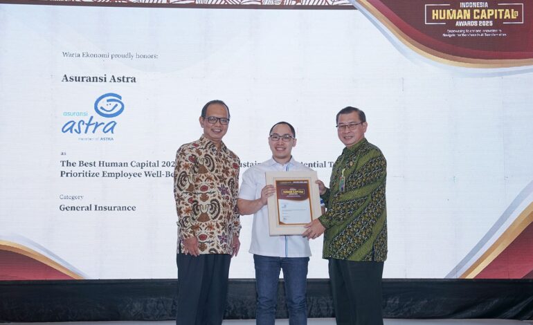 Asuransi Astra Kembali Raih Indonesia Human Capital Awards 2025 oleh Warta Ekonomi