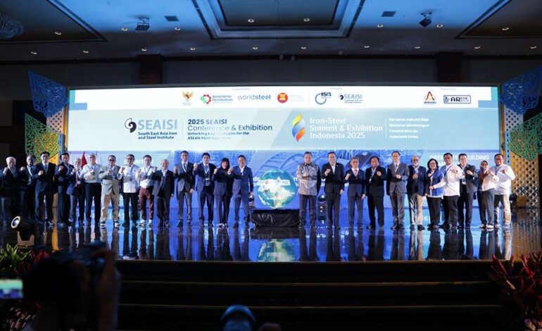 Mengusung tema “Bersama Industri Baja Nasional Membangun Fondasi Menuju Indonesia Emas” ISSEI 2025 Resmi Dibuka 21-23 Mei