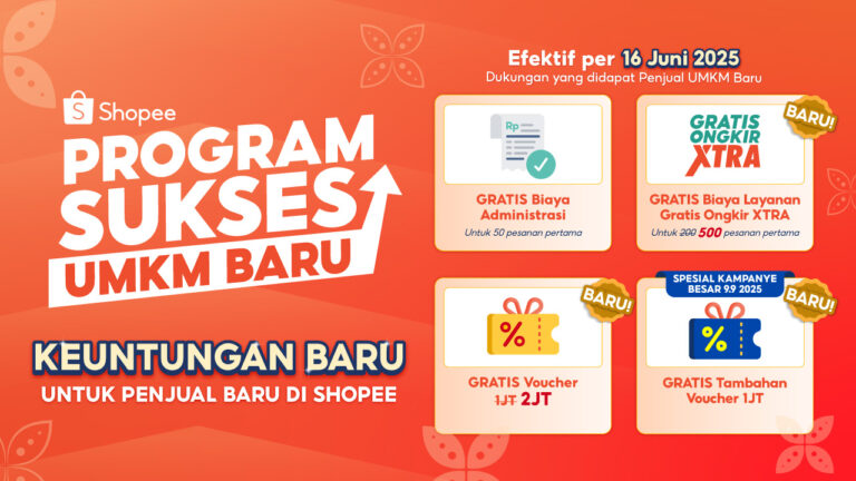 Shopee Berikan Tambahan Dukungan ‘Program Sukses UMKM Baru’ Shopee Berikan Tambahan Dukungan ‘Program Sukses UMKM Baru’