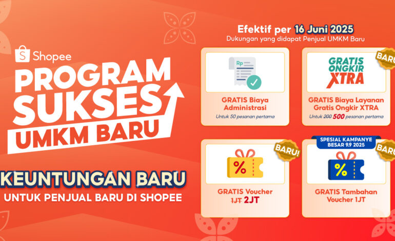 Shopee Berikan Tambahan Dukungan ‘Program Sukses UMKM Baru’