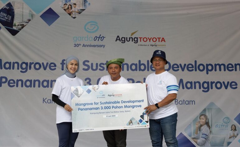 Kolaborasi Berkelanjutan Garda Oto dan Agung Toyota Ajak Pelanggan Tanam 3.000 Pohon Bakau di KBA Tua Bakau Serip, Batam