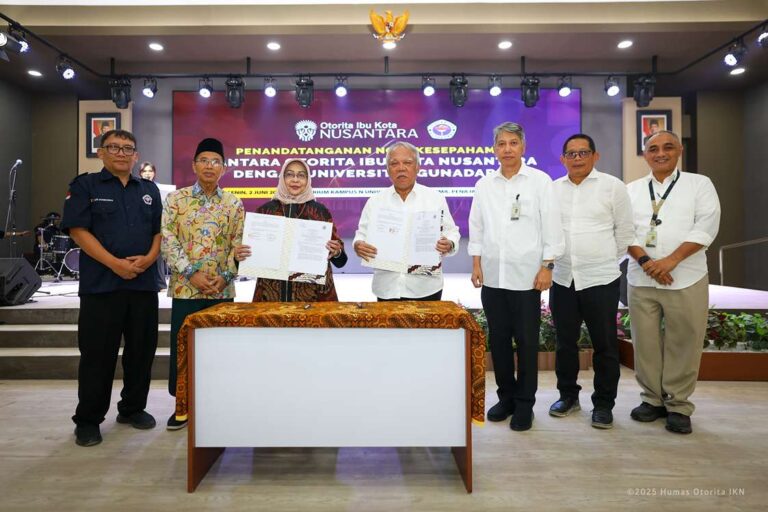 Tingkatkan Peran Perguruan Tinggi : Penandatanganan MoU dan Kuliah Umum oleh OIKN bersama Universitas Gunadarma
