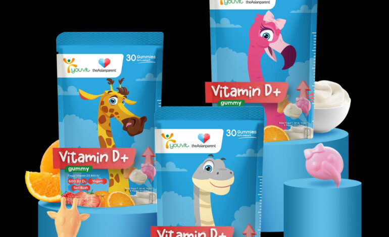 Penuhi Kebutuhan Vitamin D Pada Anak, Youvit meluncurkan Youvit x theAsianparent Vitamin D+ Kids Gummy