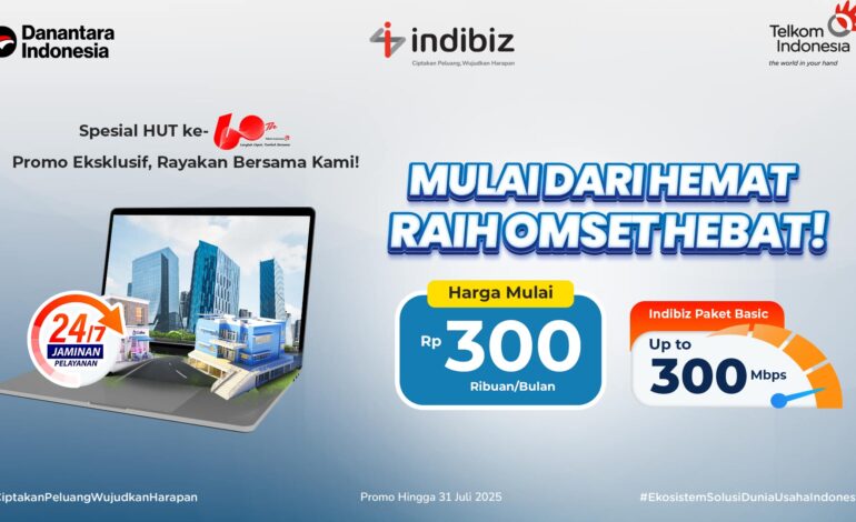 Dukung Transformasi Digital UKM, Indibiz Rayakan 60 Tahun Telkom