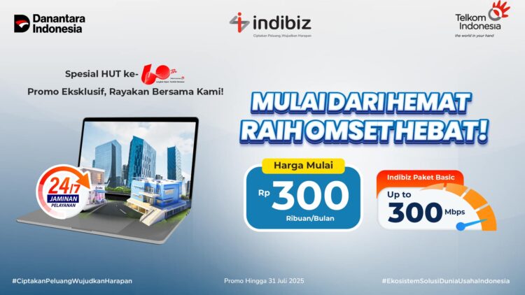 Dukung Transformasi Digital UKM, Indibiz Rayakan 60 Tahun Telkom