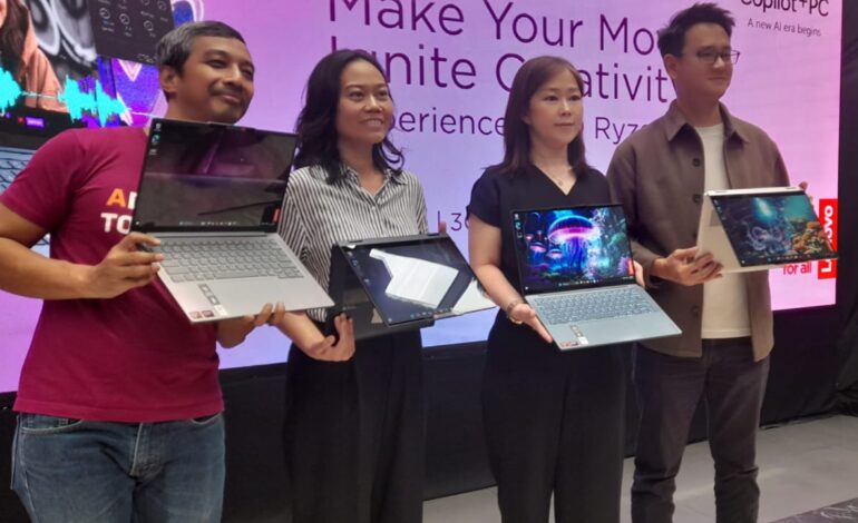 Lenovo Perkenalkan Perangkat Laptop Seri Terbarunya Bertenaga AMD RyzenTM AI 300 Series