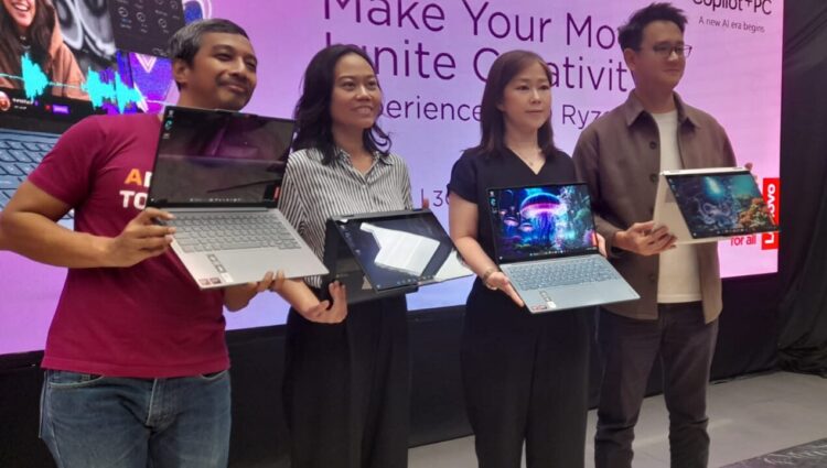 Lenovo Perkenalkan Perangkat Laptop Seri Terbarunya Bertenaga AMD RyzenTM AI 300 Series