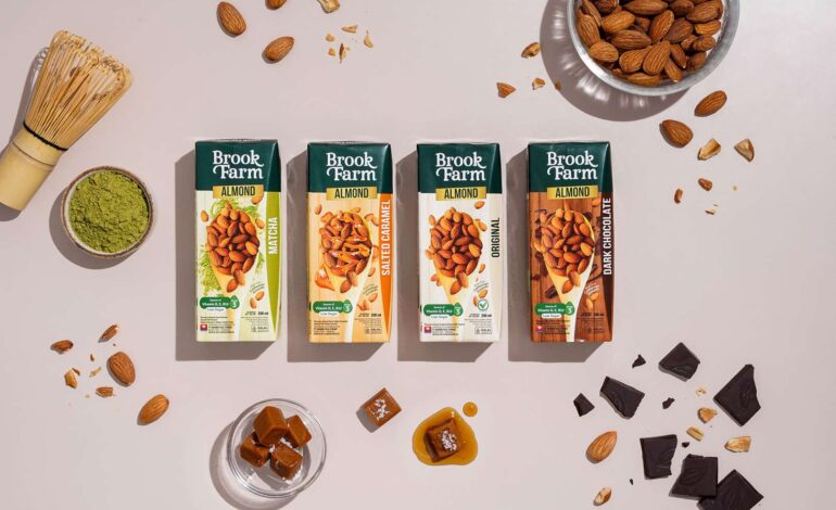 BrookFarm Hadirkan 4 Varian Susu Almond California, untuk Gaya Hidup Aktif dan Seimbang