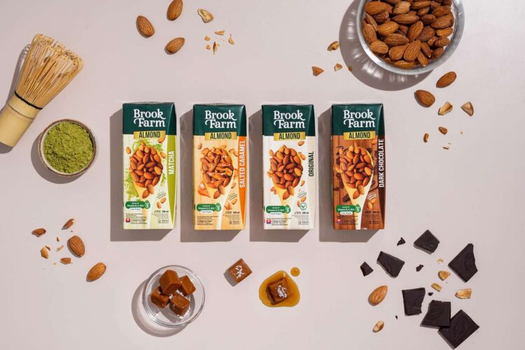 BrookFarm Hadirkan 4 Varian Susu Almond California, untuk Gaya Hidup Aktif dan Seimbang