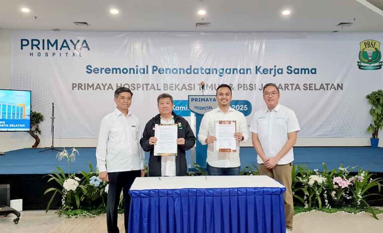 Primaya Hospital Bekasi Timur Jadi Mitra Resmi PBSI Jakarta Selatan, Perkuat Kesehatan Atlet Bulu Tangkis
