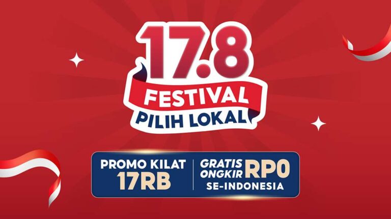 Sambut HUT RI Ke-80, Shopee Selenggarakan Kampanye 17.8 Festival Pilih Lokal
