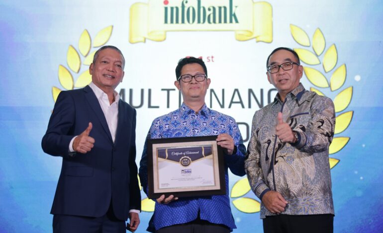 Kinerja Keuangan Sangat Baik, PT Summit Oto Finance Raih Penghargaan Infobank Multifinance Award 2025