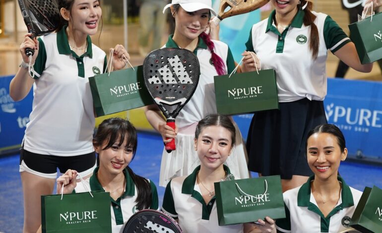 NPURE Brand Skincare Pertama Yang Menghadirkan Padel Court Di Dalam Mall Bersama Aplikasi AYO