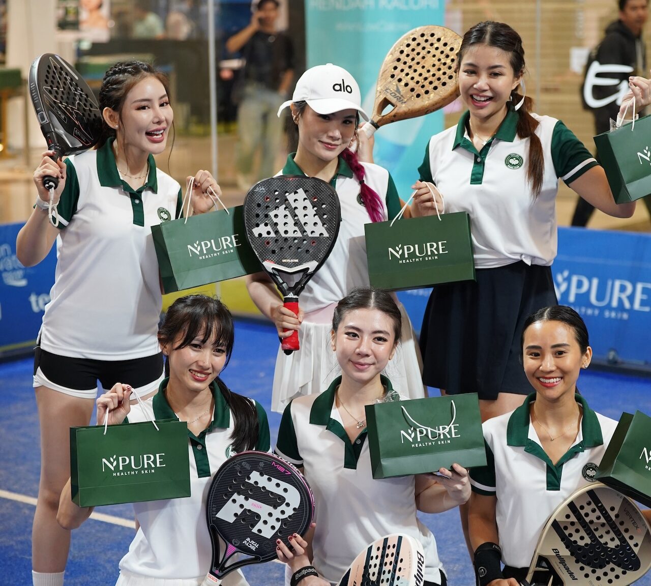 NPURE Brand Skincare Pertama Yang Menghadirkan Padel Court Di Dalam Mall Bersama Aplikasi AYO