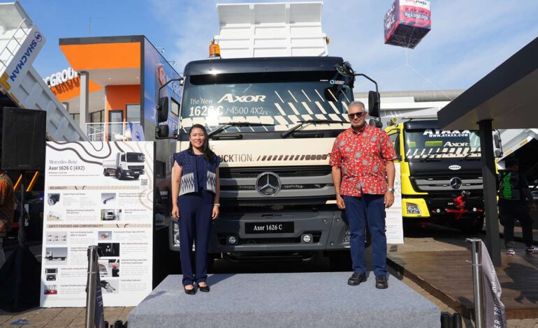 DCVI Perkuat Lini Truk Mercedes-Benz Melalui Peluncuran Axor 1626 C di Construction & Mining Indonesia