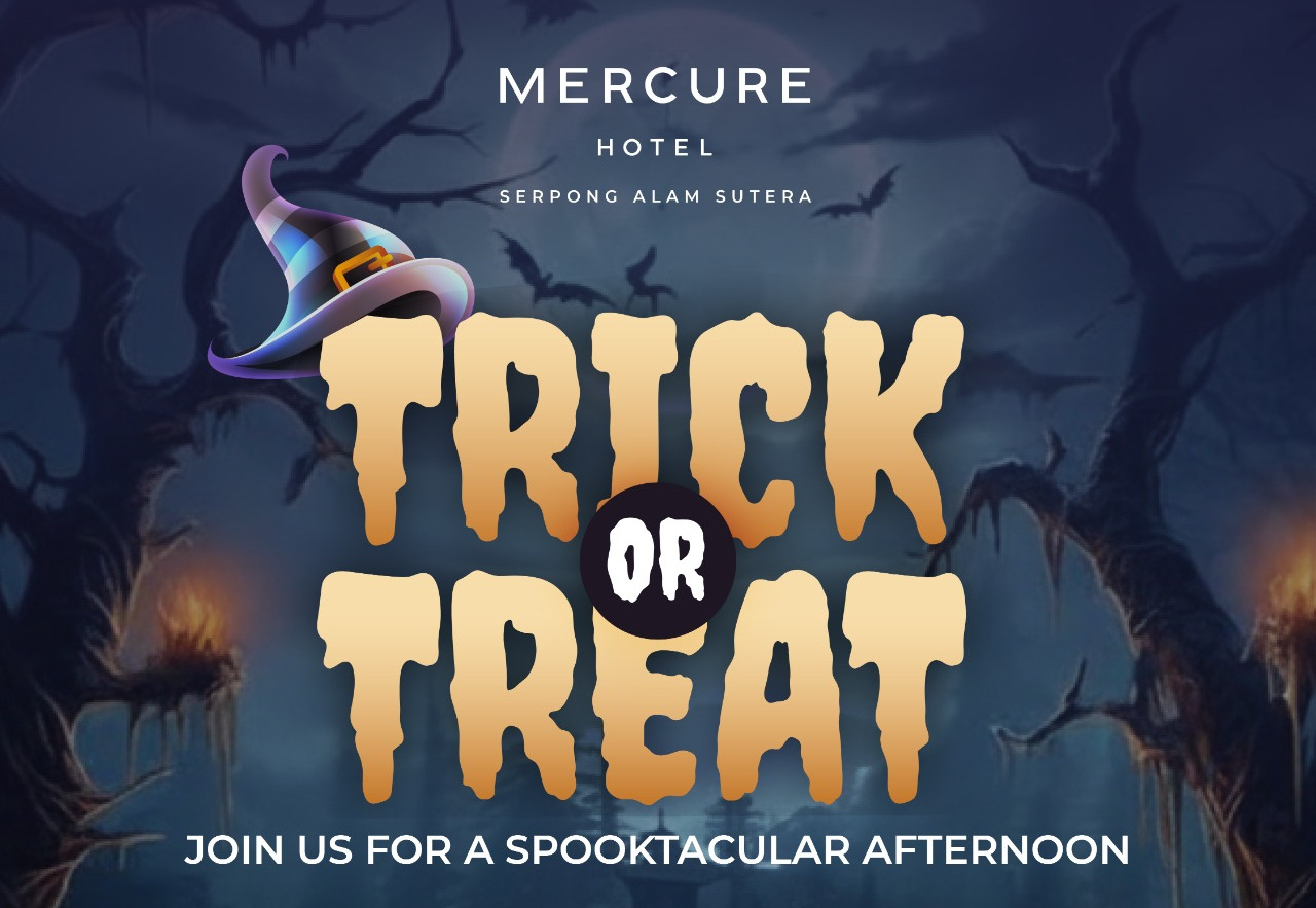 MERIAHKAN HALLOWEEN, MERCURE SERPONG ALAM SUTERA HADIRKAN PENGALAMAN “TRICK OR TREAT” UNTUK TAMU HOTEL