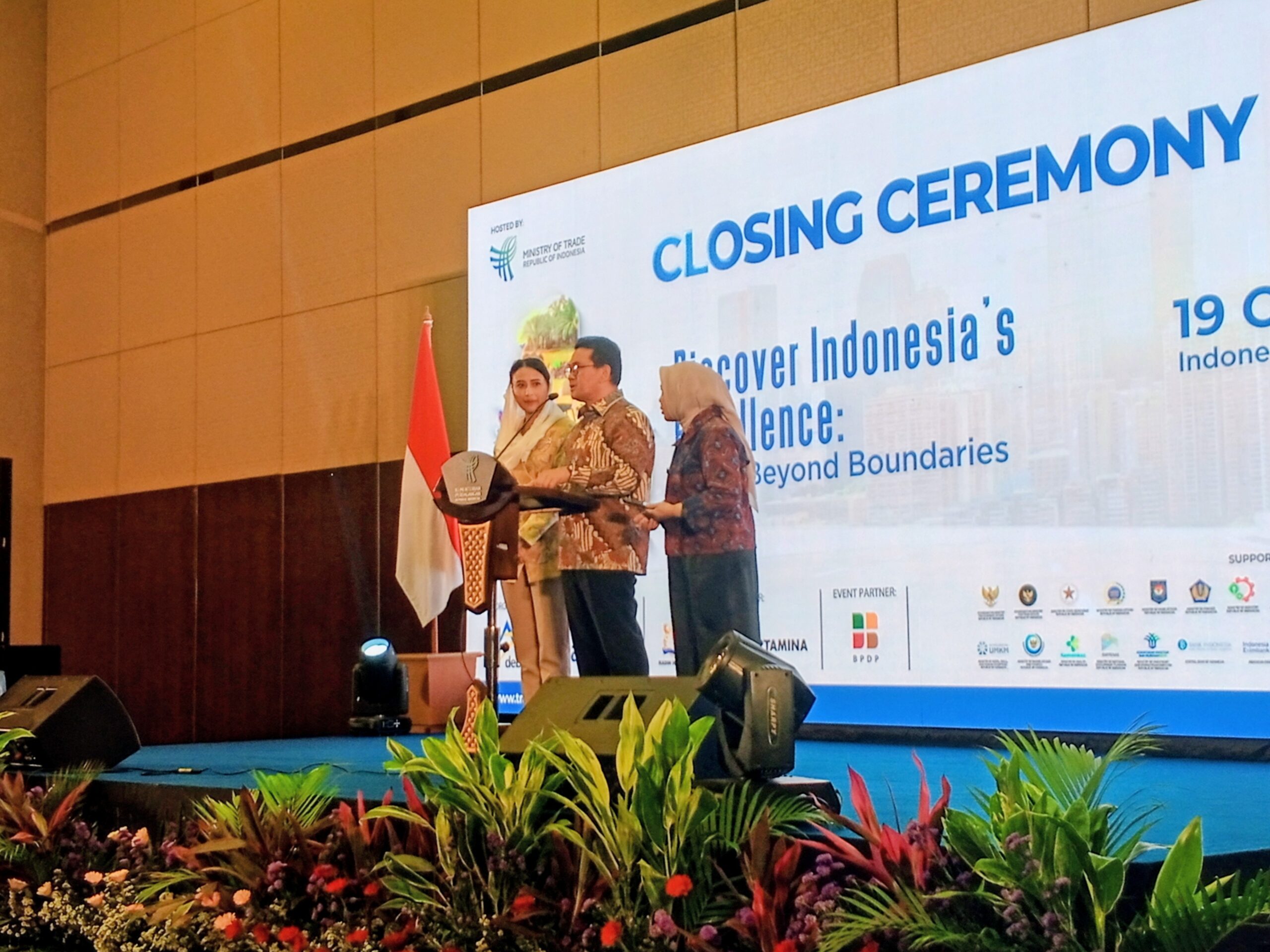 Menteri Perdagangan Budi Santoso Menutup Pameran Trade Expo Indonesia 2025 di ICE BSD dengan Target Capaian Membanggakan