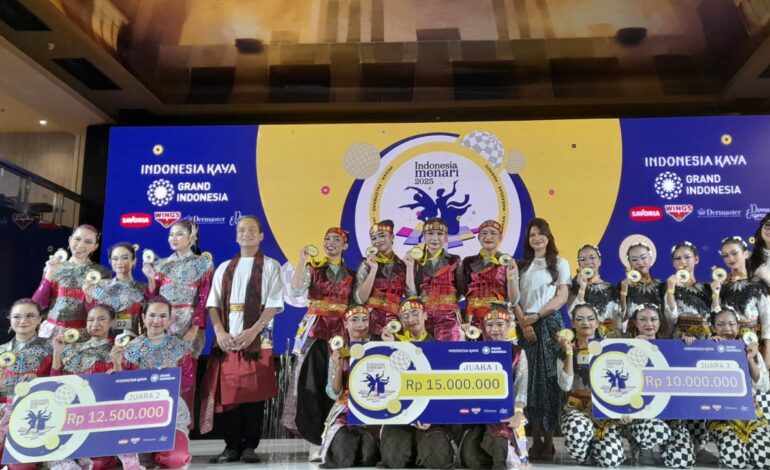 Digelar Dengan Meriah di 11 Mall di Kota Yang Berbeda, Indonesia Menari 2025 Umumkan Pemenang Dari Jakarta