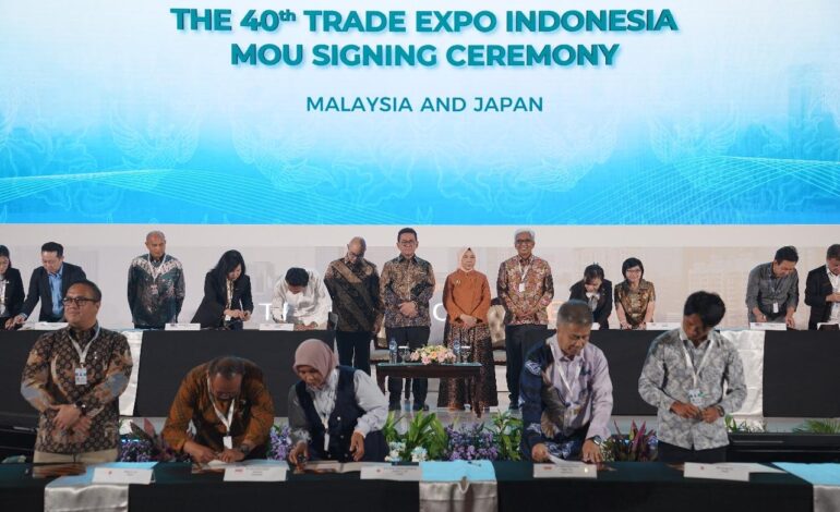 Hari Pertama TEI 2025, Kemendag Saksikan 131 Penandatanganan MoU Eksportir dengan Buyer USD 9,98 Miliar