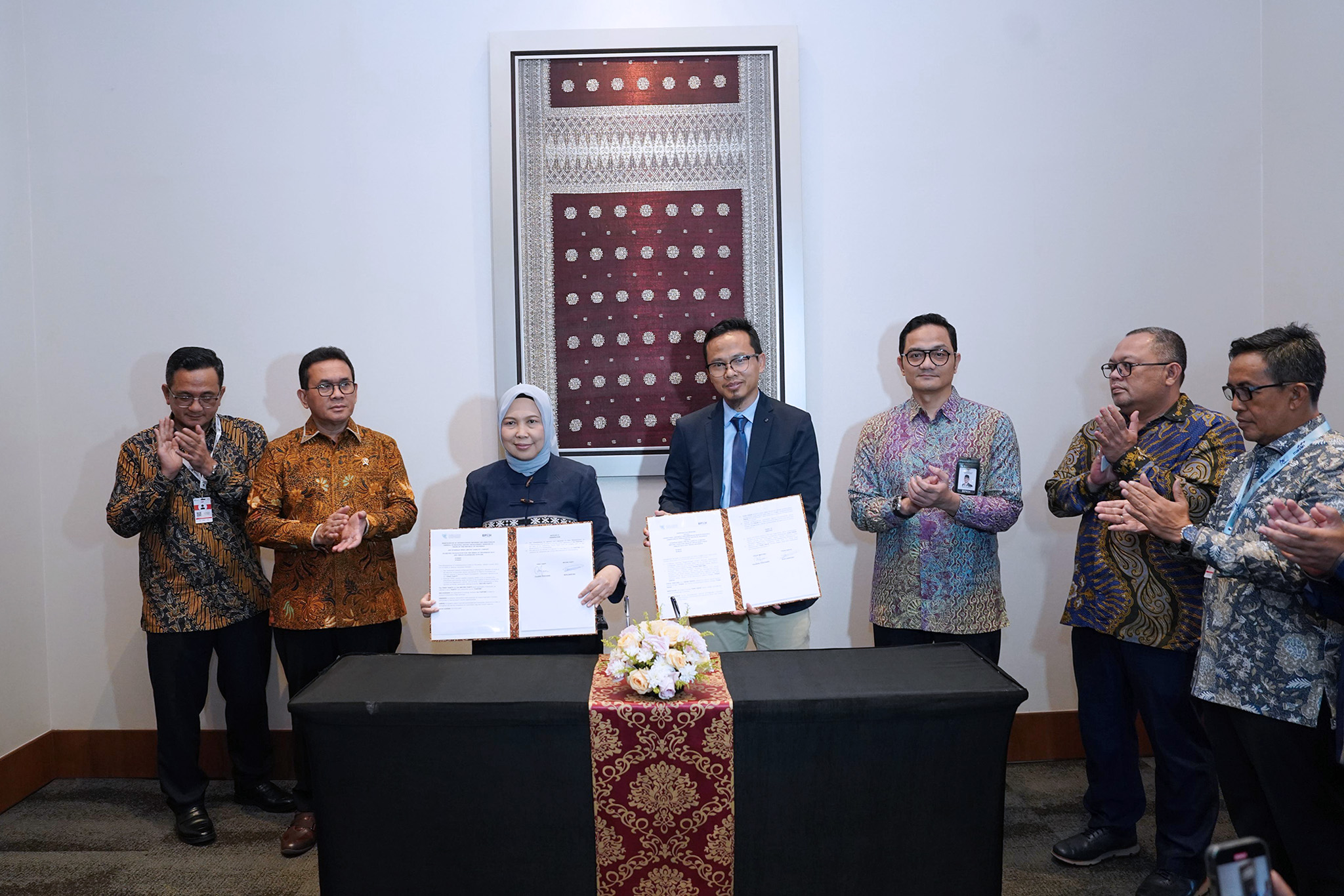 Penandatanganan MoU antara Kemendag dengan BPKH untuk Penuhi Pasokan Layanan Jamaah Haji Indonesia