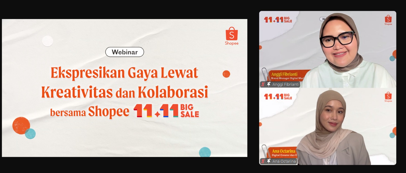 Ana Octarina dan Exit Official Bagikan Inspirasi Gaya Fashion Terbaik di Shopee 11.11 Big Sale