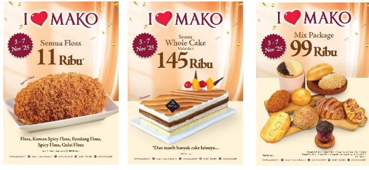 Promo Special Buat Pelanggan Mako Selama 5 Hari Di Bulan November