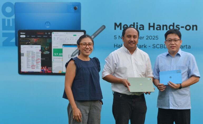 Dibandrol Dengan Harga Rp 2.869.000 Motorola Indonesia Luncurkan Moto Pad 60 Neo