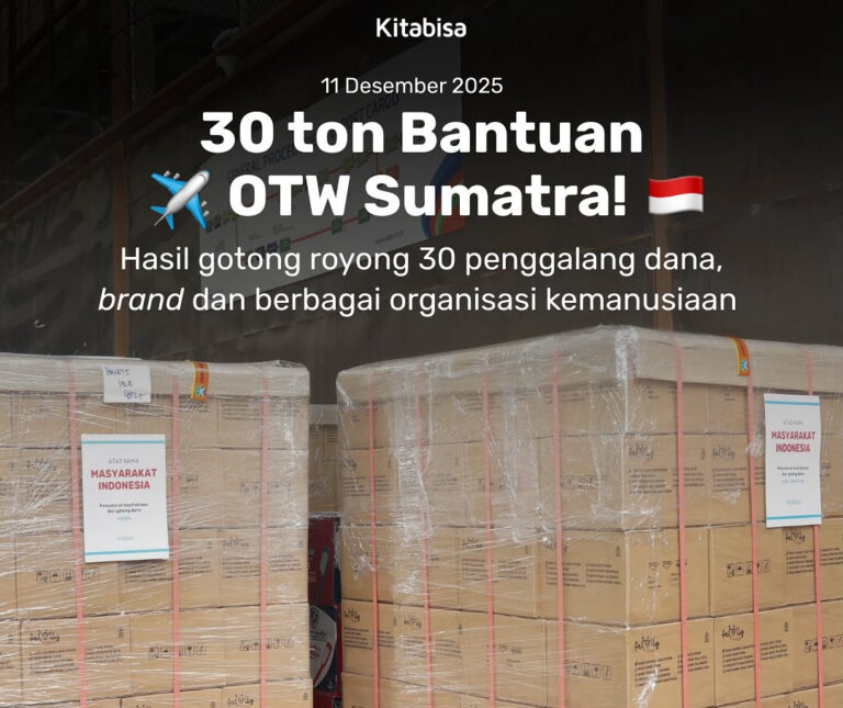 ParagonCorps Bersama Kitabisa dan Salam Setara Lepas Bantuan Untuk Korban Banjir Sumatera