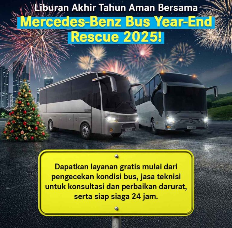 DCVI Hadirkan Program Mercedes-Benz Bus Year-End Rescue dengan Titik Baru di Sumatra