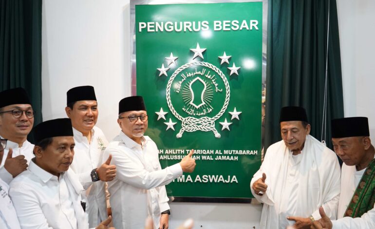 Zulkifli Hasan Turut Resmikan dan Zikir Bersama Jatma Aswaja