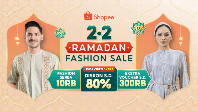 Shopee Hadirkan Kampanye 2.2 Ramadan Fashion Sale dengan Ragam Koleksi Fesyen Muslim Terkini