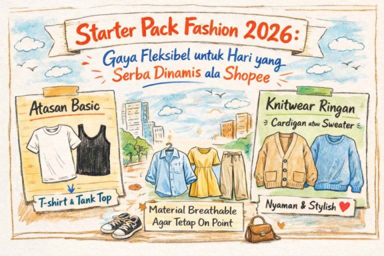 Starter Pack Fashion 2026: Gaya Fleksibel untuk Hari yang Serba Dinamis