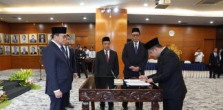 Budi Santoso Melantik 14 Pejabat Kementerian Perdagangan