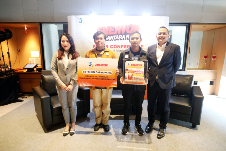 Perdana, Enervon Nusantara Run Hadir dengan Kepedulian Sosial family immunity kit enervon Nusantara Run