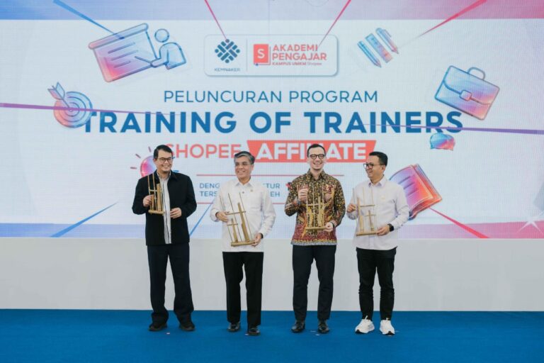Perkuat Kompetensi Digital, Kemnaker dan Shopee Gelar Pelatihan Training of Trainers (ToT) Shopee Affiliate