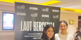 Dian Sastro Ajak Publik Rayakan Harapan Melalui Film Laut Bercerita Dian Sastro, pengumuman pemeran "Laut Bercerita"
