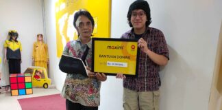 Melalui YPPSI, Maxim Indonesia Salurkan Santunan Bagi Mitra Pengemudi