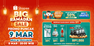 Shopee Hadirkan Ragam Promo Spesial di Puncak Big Ramadan Sale 9 Maret 2026