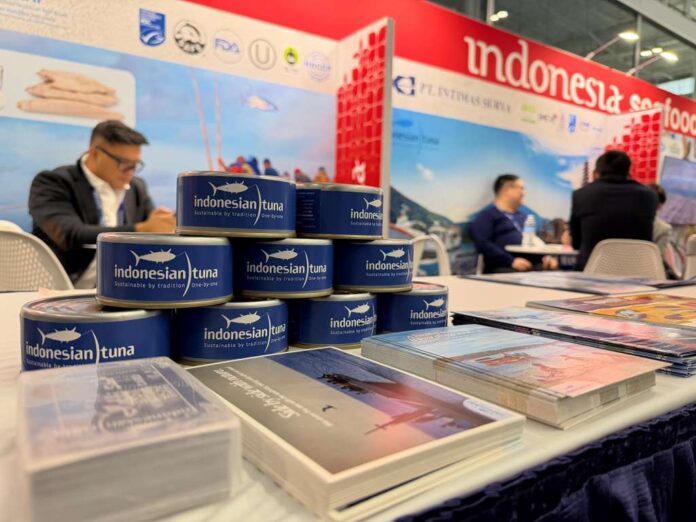 Data grafik ekspor perikanan Indonesia ke Amerika Serikat tahun 2026.