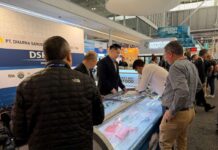 Geliat Paviliun Indonesia di SENA 2026: Pengunjung Meningkat, Potensi Transaksi Ekspor Kian Nyata Pengunjung dan buyer internasional sedang berdiskusi di booth Paviliun Indonesia pada SENA 2026 Boston.