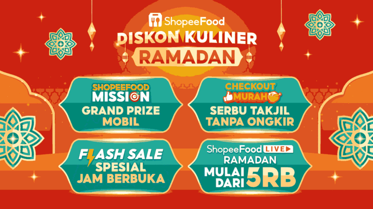 Diskon Kuliner Ramadan ShopeeFood: Gratis Ongkir Hingga Hadiah Mobil Listrik