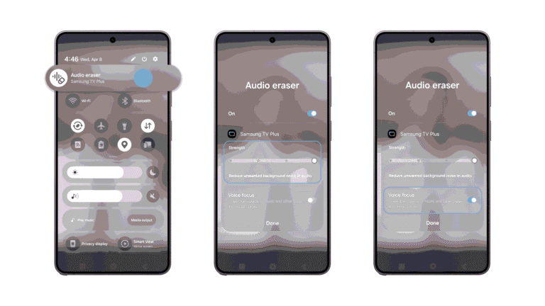 Levelup! Audio Eraser, Kontrol Suara Vidio Langsung di Galaxy S26 Series