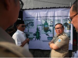 kunjungan Pramono ke Pasar Kramat Jati terkait teknologi hidrothermal.