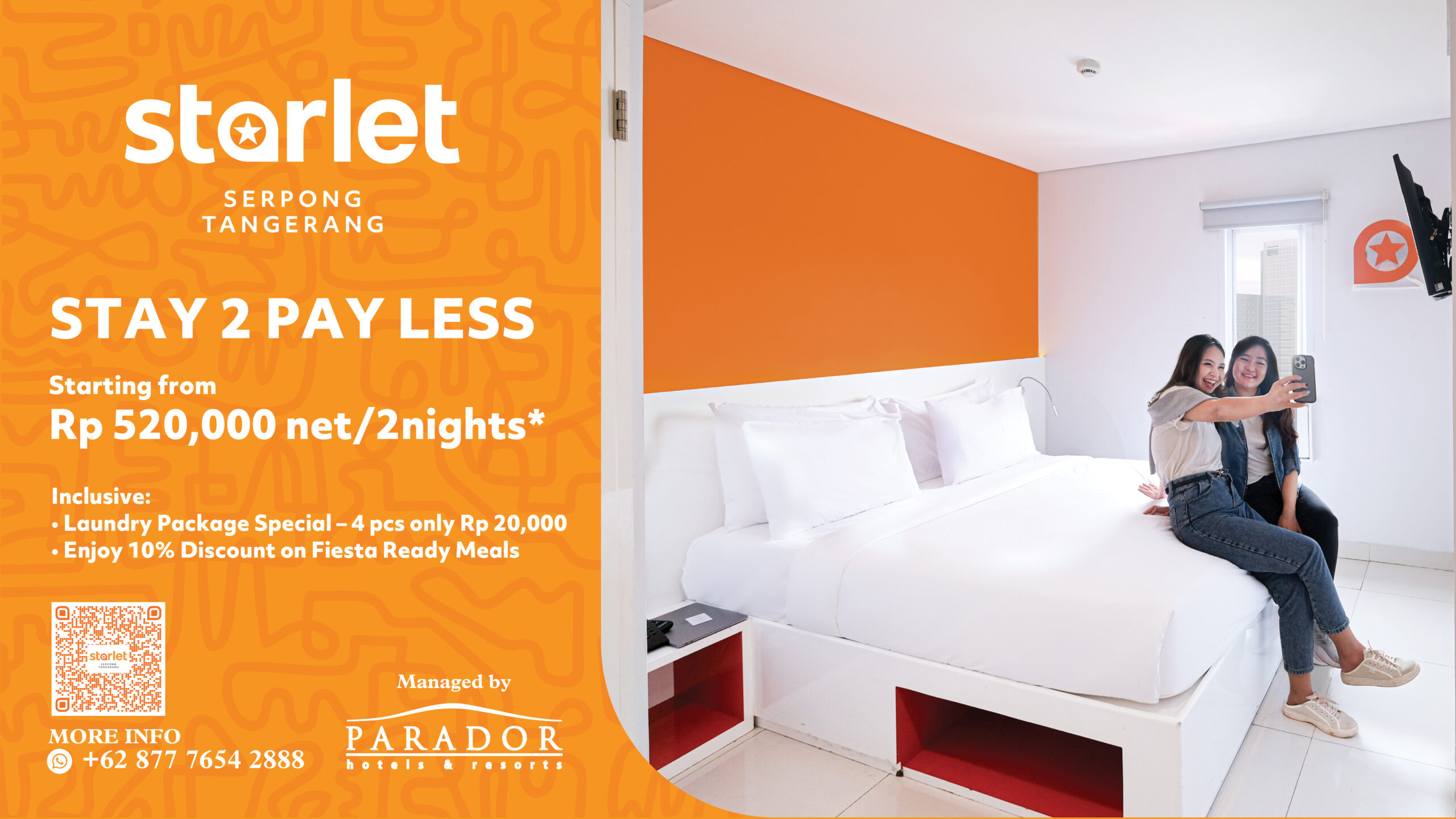 Dongkrak Okupansi Weekdays, Starlet Hotel Serpong Luncurkan Promo Stay 2 Payless