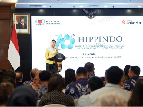 Peluncuran program BINA Holiday and Back to School 2026 di Kementerian Perdagangan Jakarta.