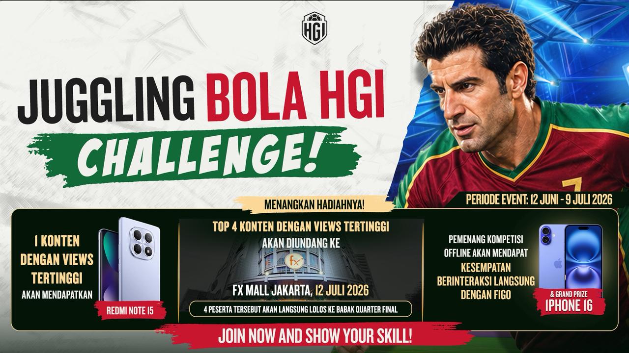 Seru! Interaksi Langsung Dengan Legenda Sepak Bola, Luís Figo Lewat Kompetisi Juggling